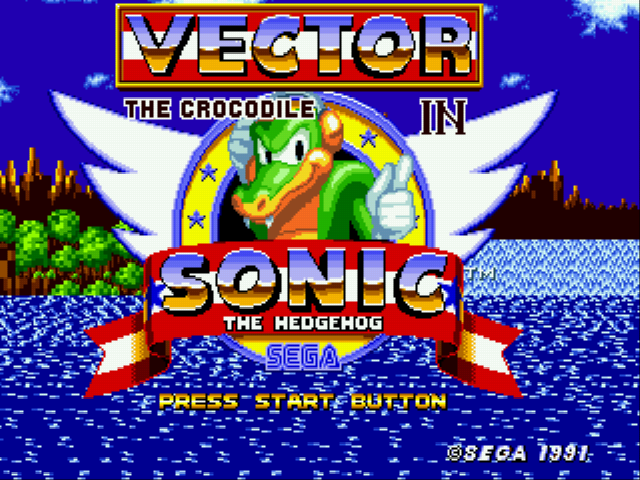 Play <b>Vector the Crocodile in Sonic the Hedgehog</b> Online